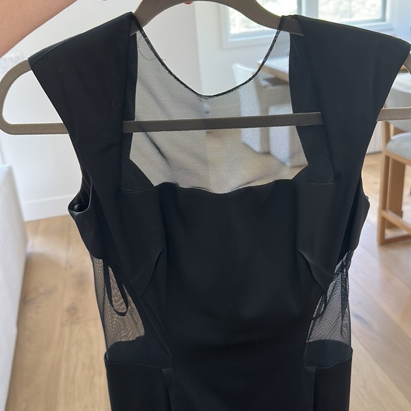 Jill Stuart black dress with sexy sheer parts at top and sides. - Picture 2 of 3